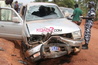 Côte dÂ’Ivoire : Deux éléments de la GSPR tués dans un accident entre Tengrela et Korhogo